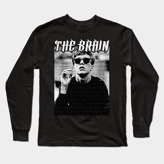 The Brain / Breakfast Club  †† Vintage Look Vintage Aesthetic Design Long Sleeve T-Shirt by unknown_pleasures